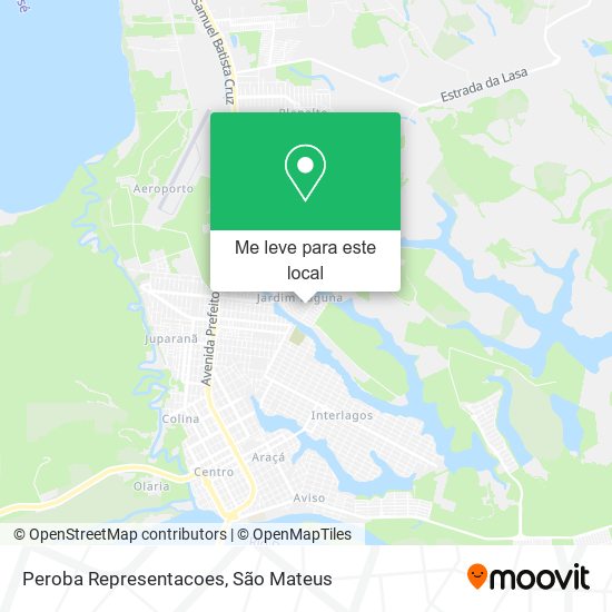 Peroba Representacoes mapa