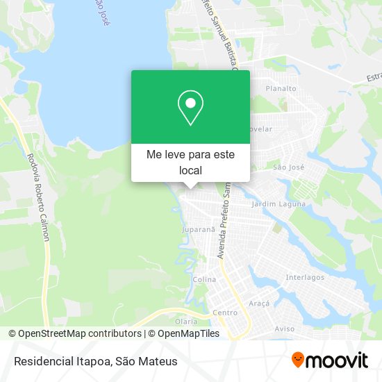 Residencial Itapoa mapa