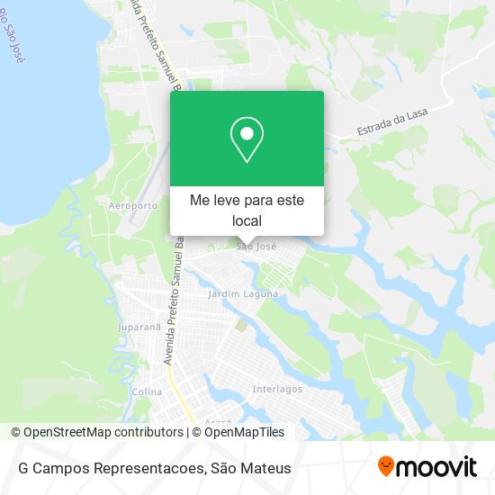 G Campos Representacoes mapa