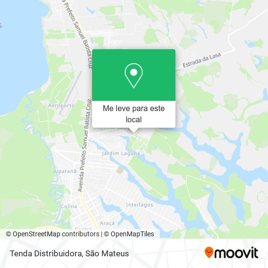 Tenda Distribuidora mapa