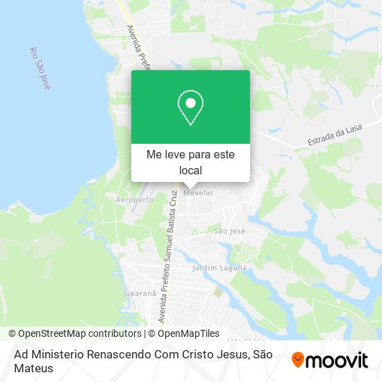 Ad Ministerio Renascendo Com Cristo Jesus mapa