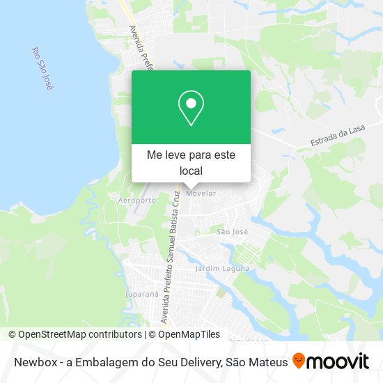 Newbox - a Embalagem do Seu Delivery mapa