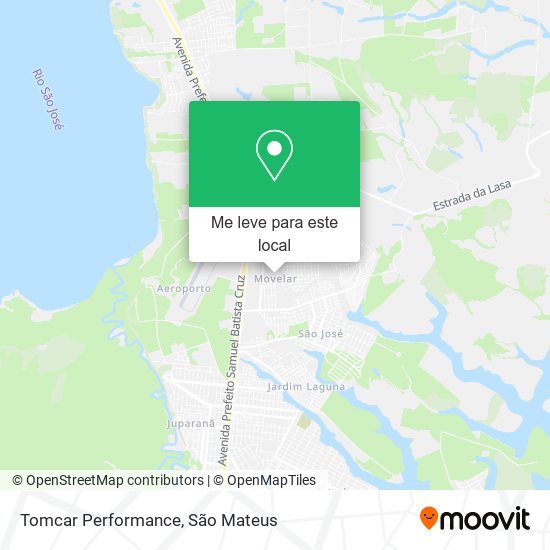 Tomcar Performance mapa