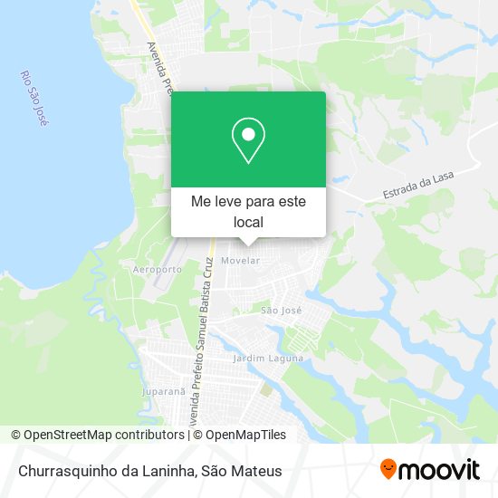 Churrasquinho da Laninha mapa