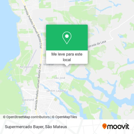 Supermercado Bayer mapa