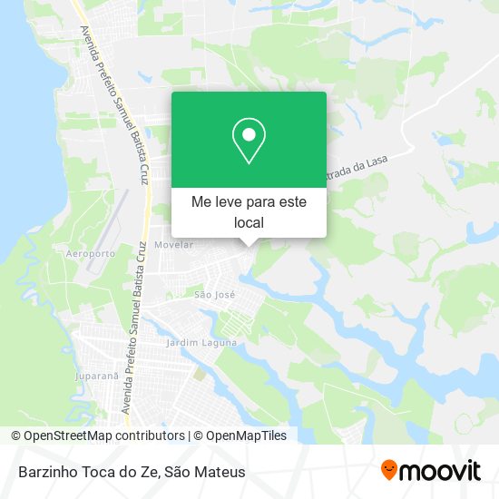 Barzinho Toca do Ze mapa