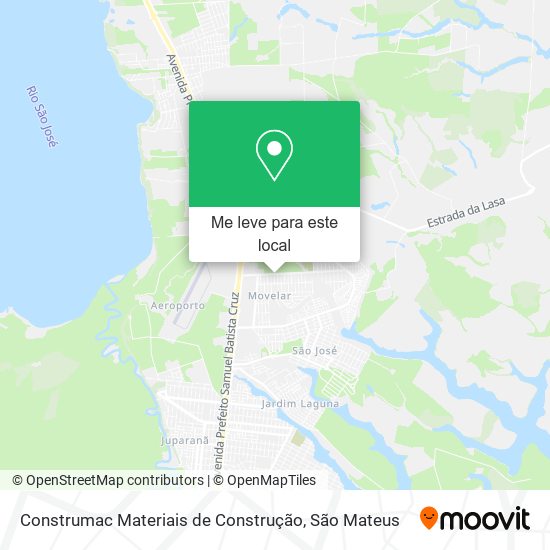 Construmac Materiais de Construção mapa