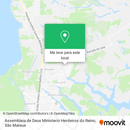 Assembleia de Deus Ministerio Herdeiros do Reino mapa