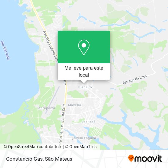 Constancio Gas mapa