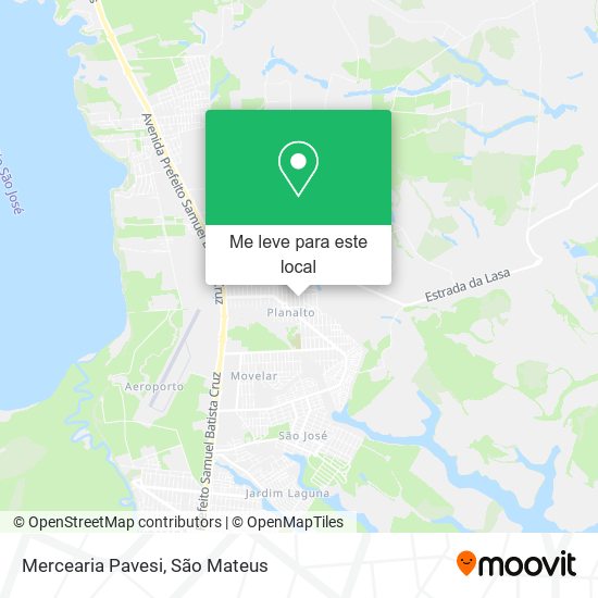 Mercearia Pavesi mapa
