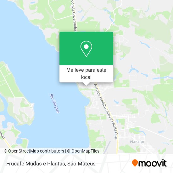 Frucafé Mudas e Plantas mapa