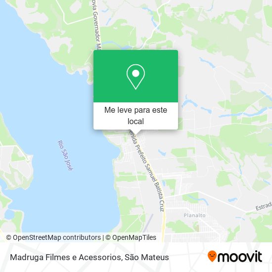 Madruga Filmes e Acessorios mapa