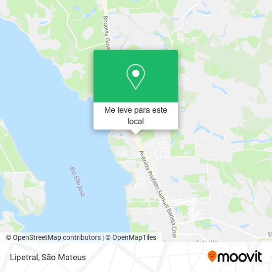 Lipetral mapa