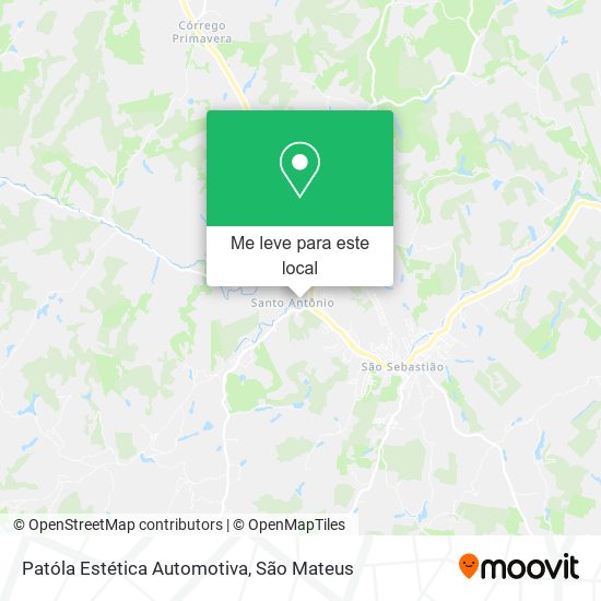 Patóla Estética Automotiva mapa