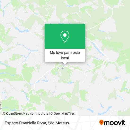 Espaço Francielle Rosa mapa