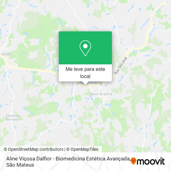 Aline Viçosa Dalfior - Biomedicina Estética Avançada mapa