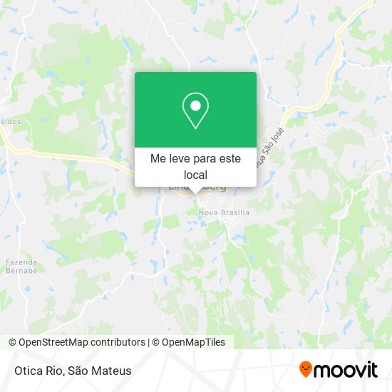 Otica Rio mapa