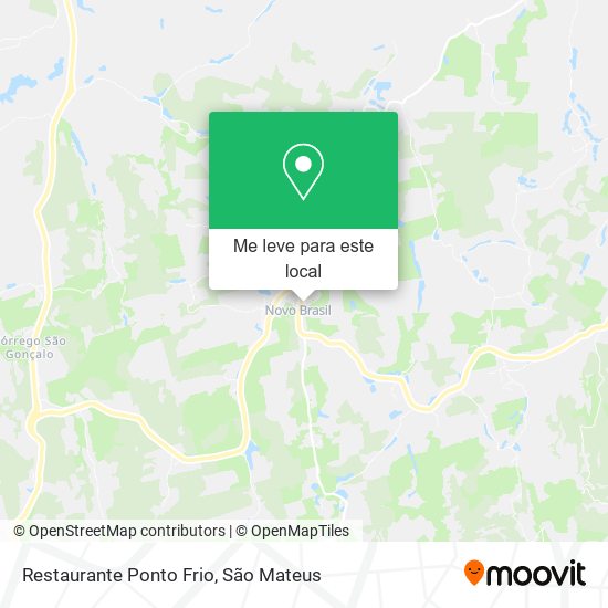 Restaurante Ponto Frio mapa