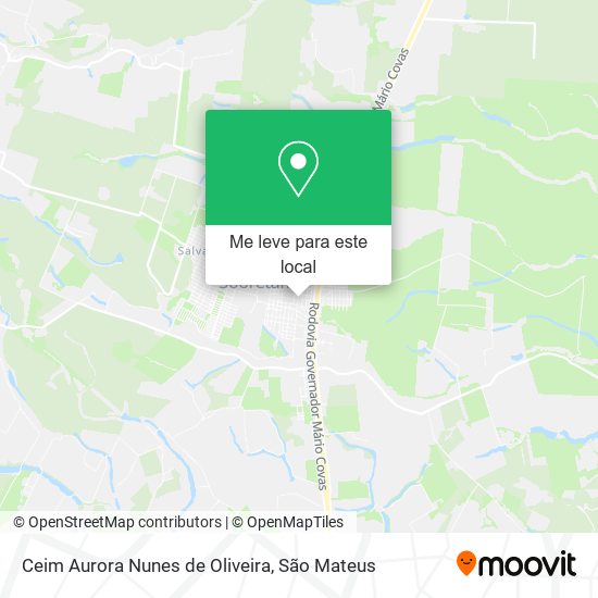 Ceim Aurora Nunes de Oliveira mapa