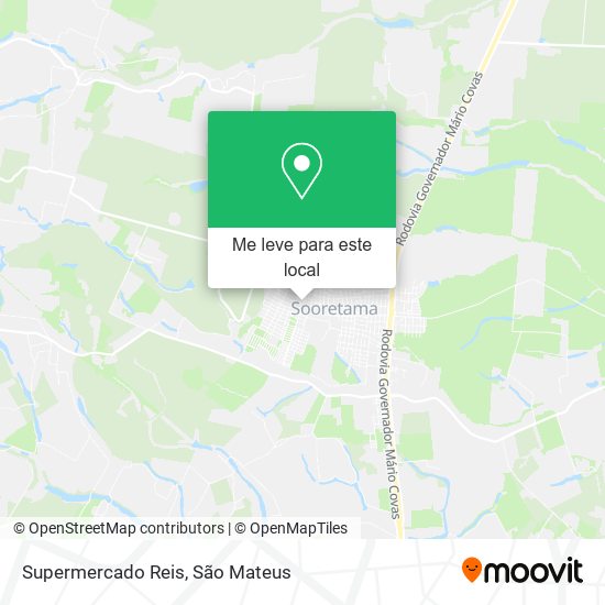 Supermercado Reis mapa