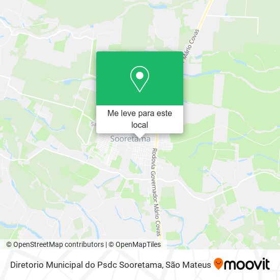 Diretorio Municipal do Psdc Sooretama mapa
