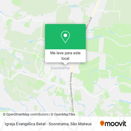 Igreja Evangélica Betel - Sooretama mapa