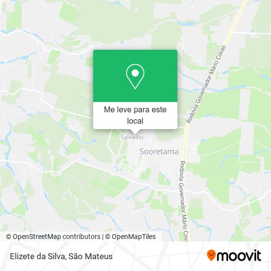 Elizete da Silva mapa