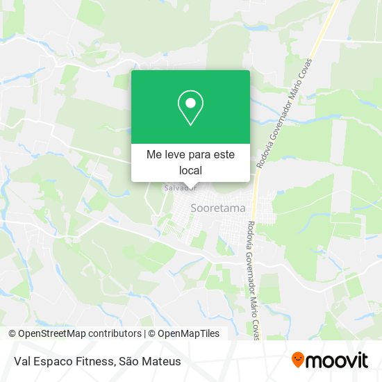 Val Espaco Fitness mapa