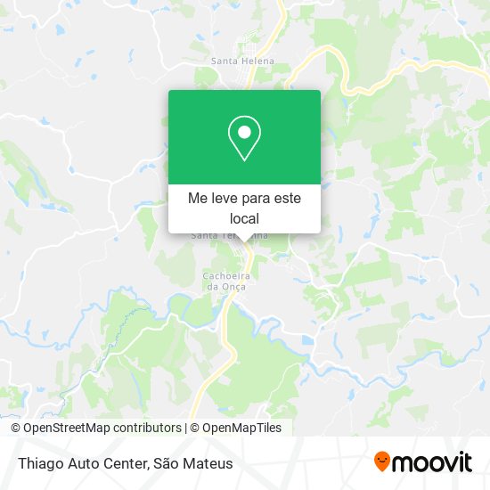 Thiago Auto Center mapa