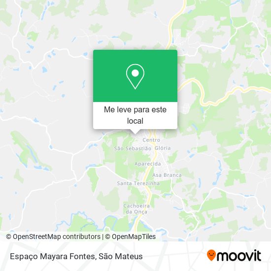 Espaço Mayara Fontes mapa