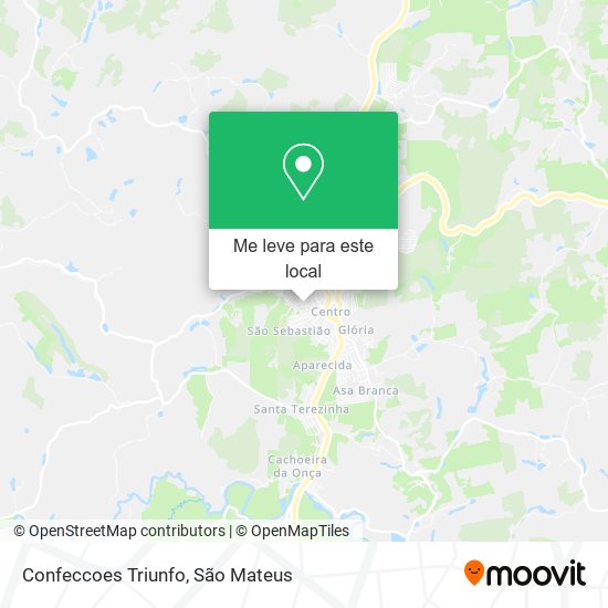 Confeccoes Triunfo mapa