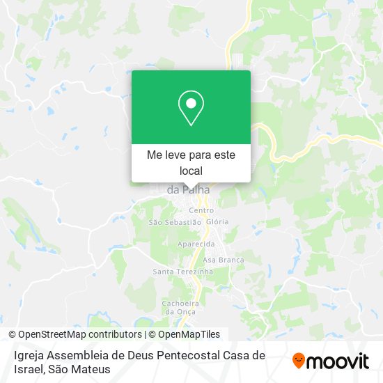 Igreja Assembleia de Deus Pentecostal Casa de Israel mapa