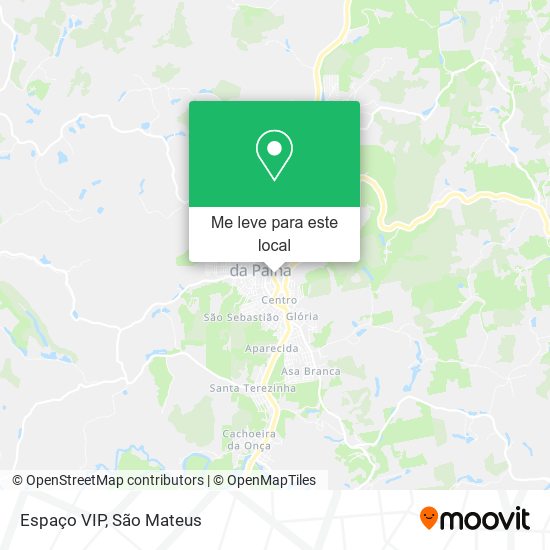 Espaço VIP mapa