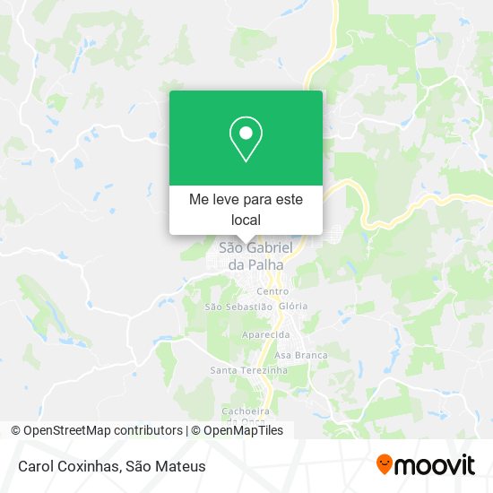 Carol Coxinhas mapa