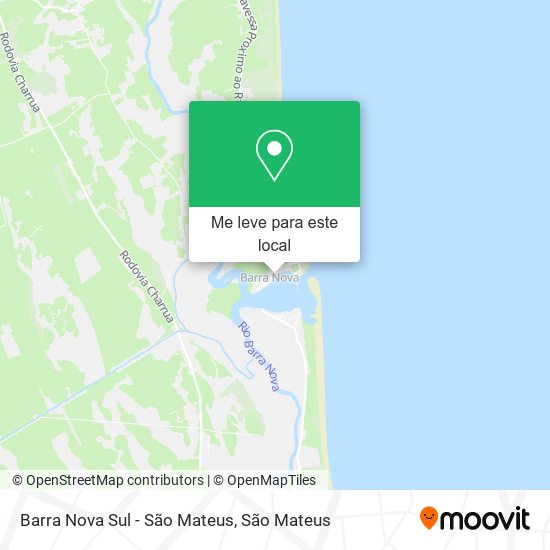 Barra Nova Sul - São Mateus mapa