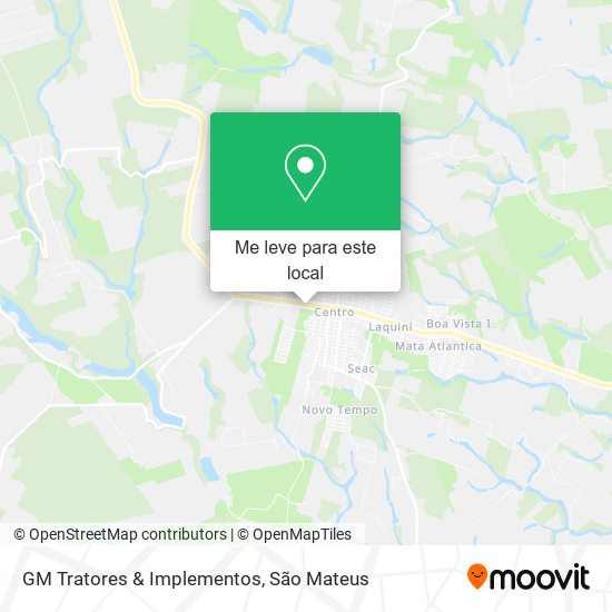 GM Tratores & Implementos mapa
