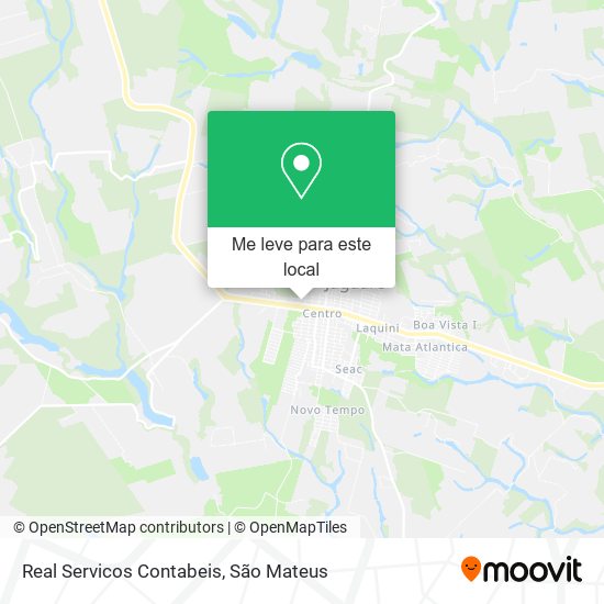 Real Servicos Contabeis mapa