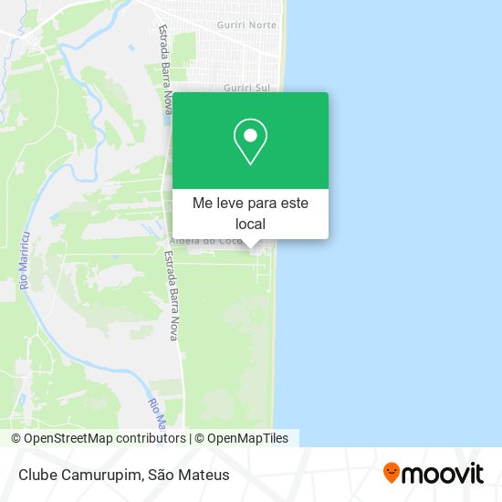 Clube Camurupim mapa