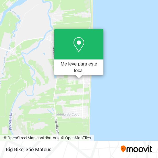 Big Bike mapa