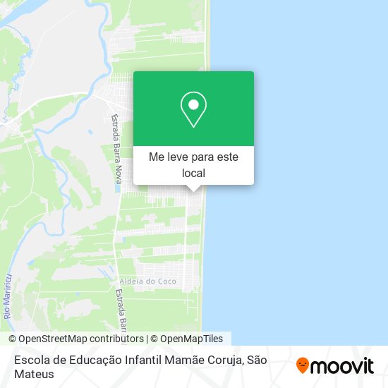 Escola de Educação Infantil Mamãe Coruja mapa