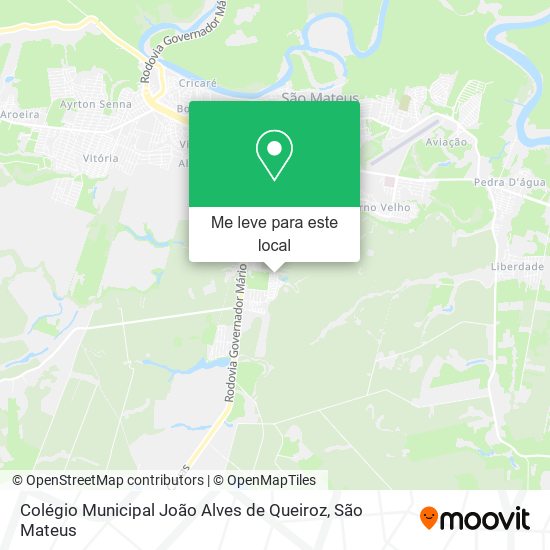Colégio Municipal João Alves de Queiroz mapa