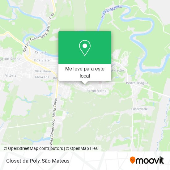 Closet da Poly mapa
