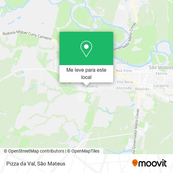 Pizza da Val mapa