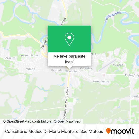 Consultorio Medico Dr Mario Monteiro mapa