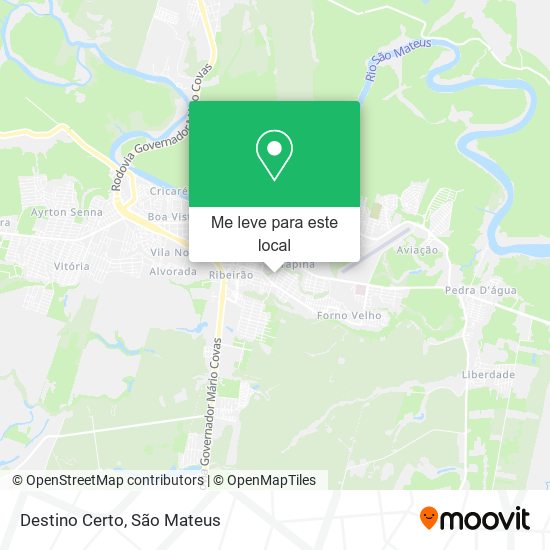 Destino Certo mapa