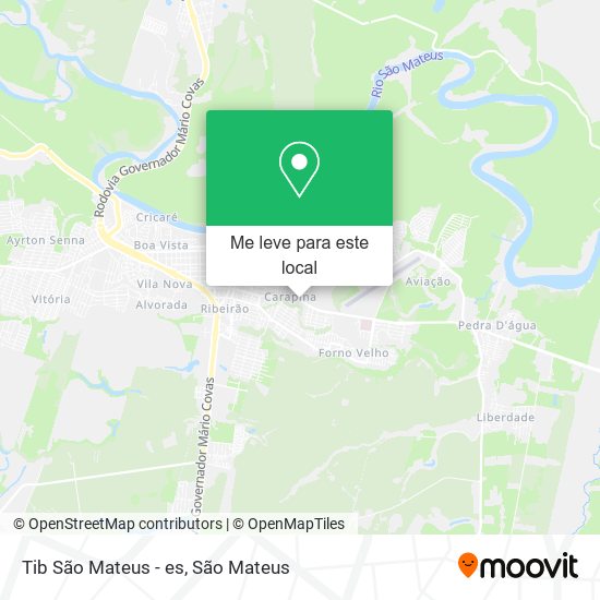 Tib São Mateus - es mapa