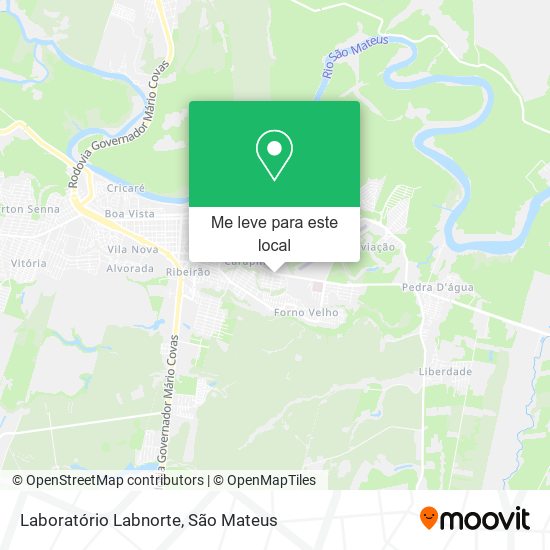 Laboratório Labnorte mapa