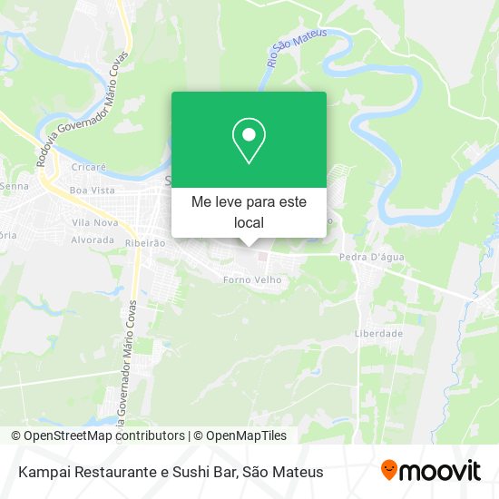 Kampai Restaurante e Sushi Bar mapa