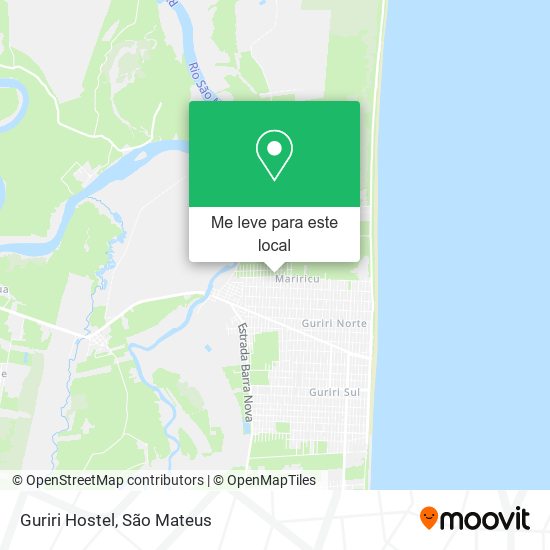 Guriri Hostel mapa
