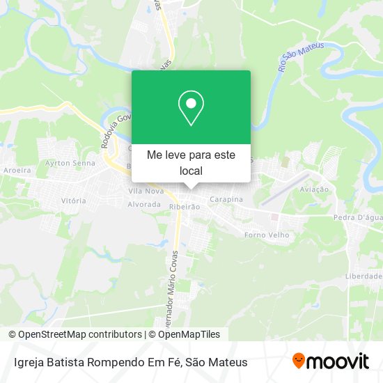 Igreja Batista Rompendo Em Fé mapa